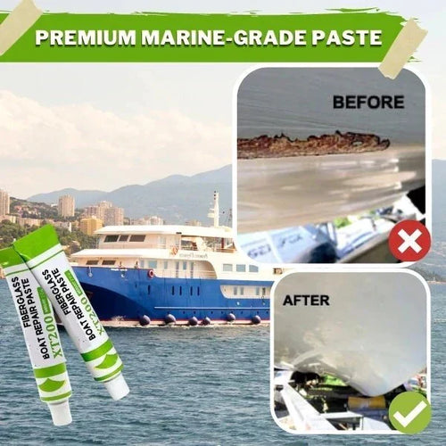 🚤Fiberglass Boat Repair Paste – Instant Gelcoat Fix, Marine Grade, Easy Apply ✨