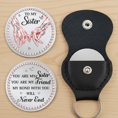 Custom Pocket Hug - Personalized Best Friend Birthday Gifts For Women, Besties, Sisters, BFF - Sisters Always Stand Together
