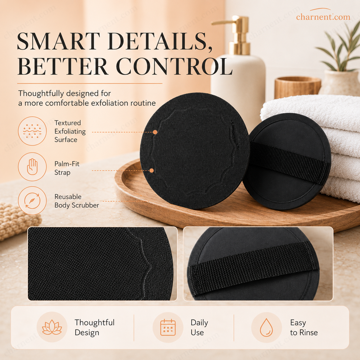 🚿Exfoliating Scrub Bath Pads🧖‍♀️