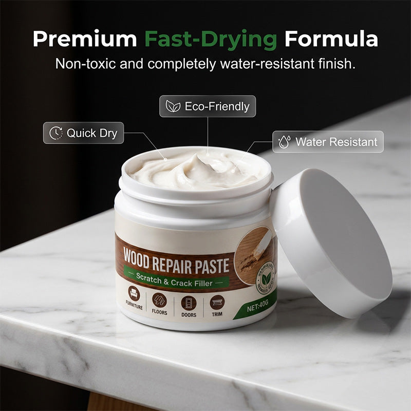 🥳2026 HOT SALE🥳 50% OFF!🪑 Furniture & Floor Repair Paste – Works on tables, cabinets & wooden floors. Covers scuffs & peeling. No more ugly scratches! 🏠✅