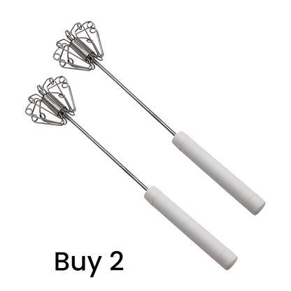 🔥Stainless Steel Semi-Automatic Hand Egg Beater