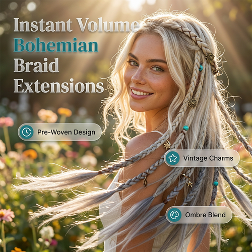 ✨ Maillard Style Pre-Braided Hair Extensions