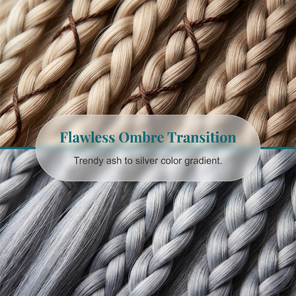 ✨ Maillard Style Pre-Braided Hair Extensions
