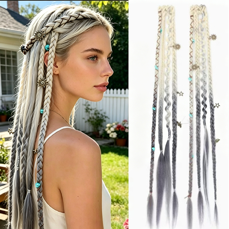 ✨ Maillard Style Pre-Braided Hair Extensions
