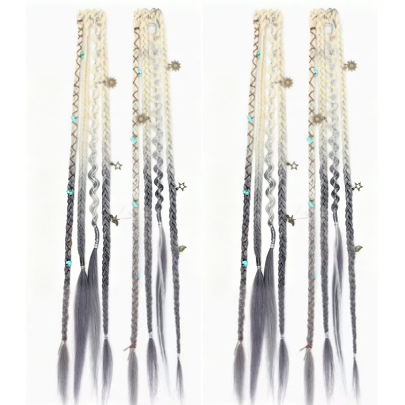 ✨ Maillard Style Pre-Braided Hair Extensions