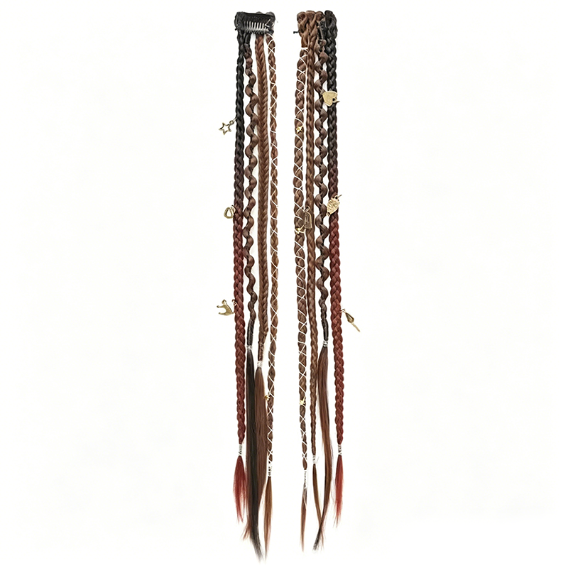 ✨ Maillard Style Pre-Braided Hair Extensions