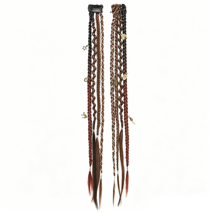 ✨ Maillard Style Pre-Braided Hair Extensions