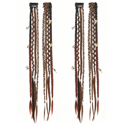 ✨ Maillard Style Pre-Braided Hair Extensions