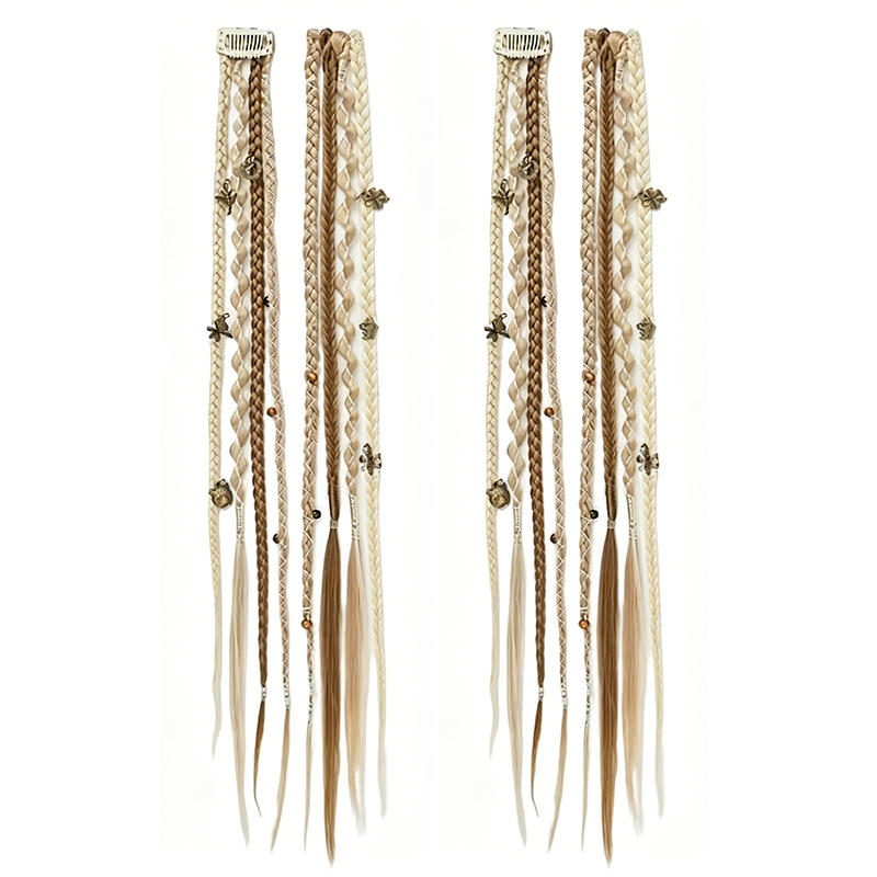 ✨ Maillard Style Pre-Braided Hair Extensions