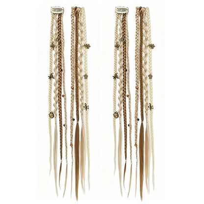 ✨ Maillard Style Pre-Braided Hair Extensions