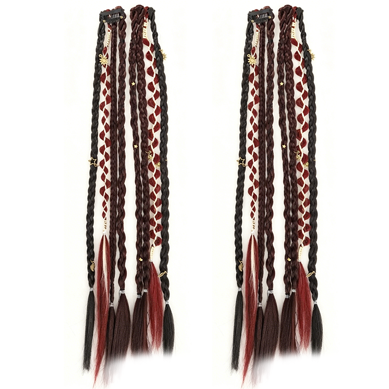 ✨ Maillard Style Pre-Braided Hair Extensions