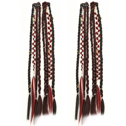 ✨ Maillard Style Pre-Braided Hair Extensions